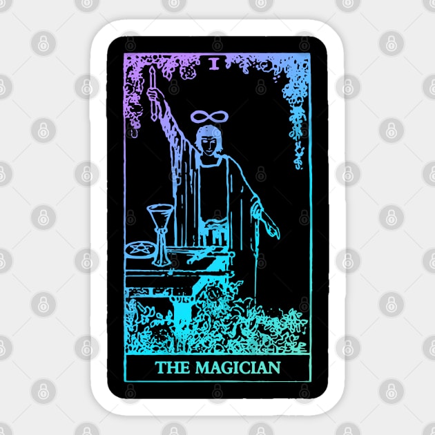 The Magician Tarot Card Sticker by srojas26